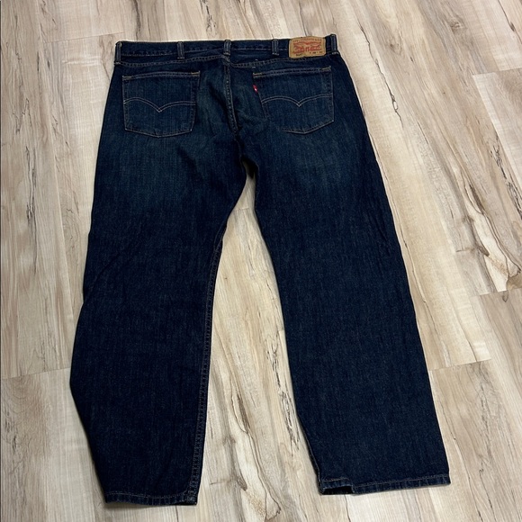 Men's Levi’s Strauss, Dark Blue Jeans - Picture 4 of 6
